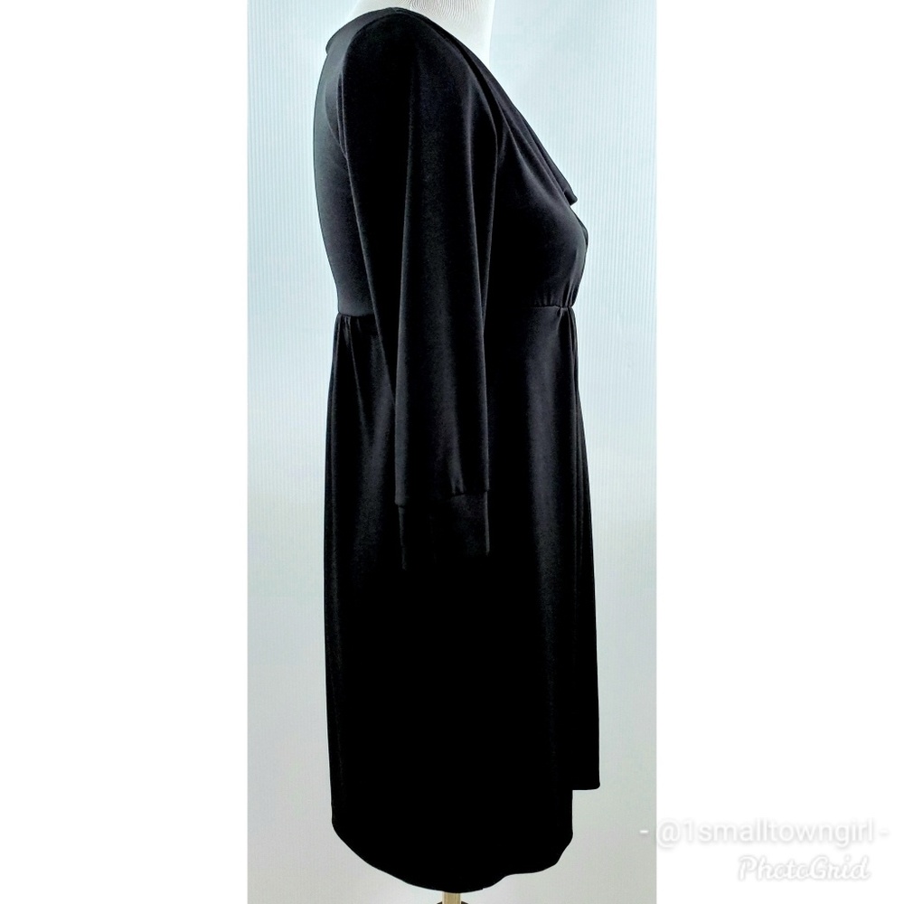 London Times knit cowl neck empire dress 6 NWT - Picture 2 of 8